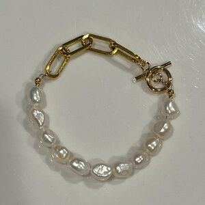 Handmade Baroque Pearl Bracelet